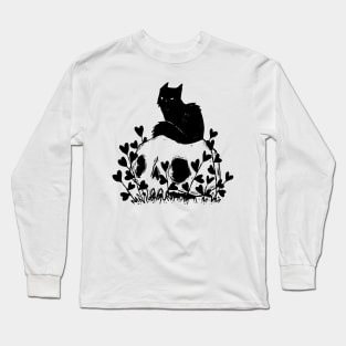 skull cat Long Sleeve T-Shirt